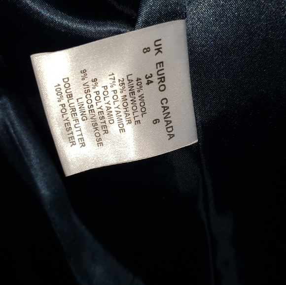 Vintage Petite Pea Coat, Size 4 USA, Bought in the UK (Precis Petite) - Picture 4 of 7